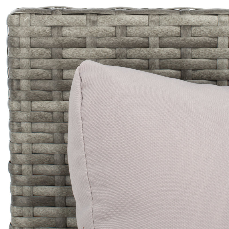 Cadeo 53.1'' Wicker Outdoor Patio Daybed, Grey