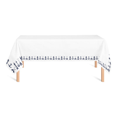 Danyell Geometric Cotton Blend Tablecloth
