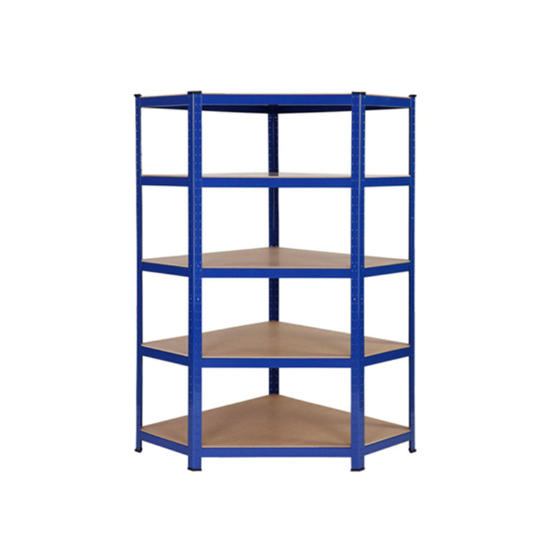 Meurer Metal Shelving Unit, 150cm H x 75cm W x 30cm D, Blue