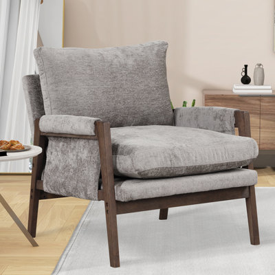 Fauteuil de salle à manger rembourré