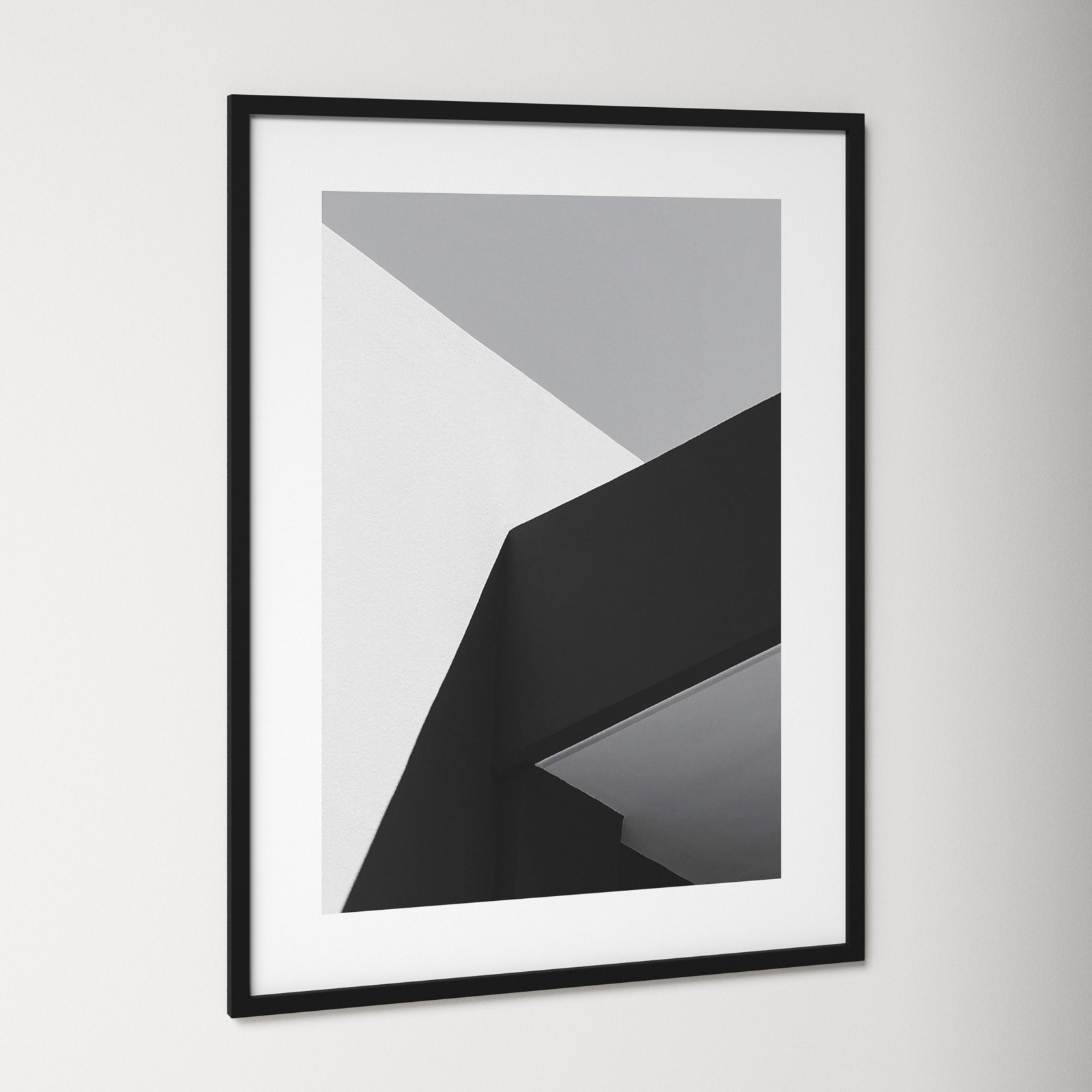 Architecture 1 Photo Print, 42.12" H x 32.12" W x 0.88" D, Black Framed Paper