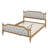 Upholstered Platform Bed with Headboard-367870349-367493767