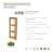Ellie-Maye Teak Freestanding Bathroom Shelves