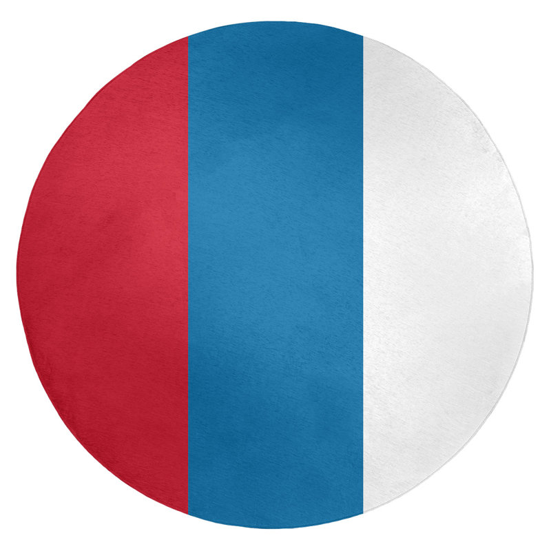 Chenille Indoor Rug, Round 5'