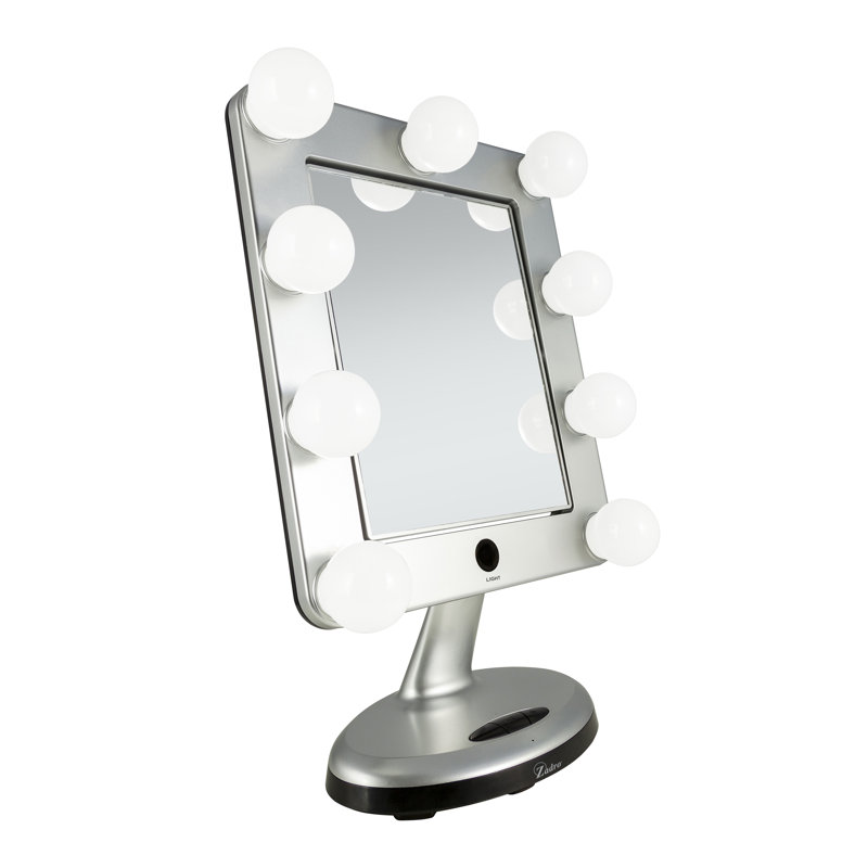 MELROSE LED Variable Light Bluetooth Vanity Mirror, 5X/1X