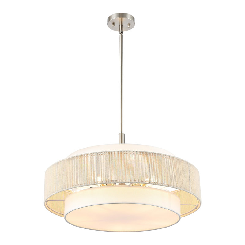 Reenat 5 - Light Dimmable Chandelier, Nickel