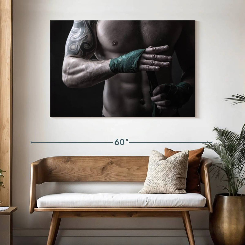 Sireci Boxing Preparation, 32" H x 48" W