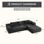 Canapé modulaire rembourré 2 pièces Natick-1814187211-1814187210