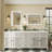 Amara Tempered Glass and Aluminum Alloy Framed French Cleat Mounted Wall Mirror-440482513-440482526