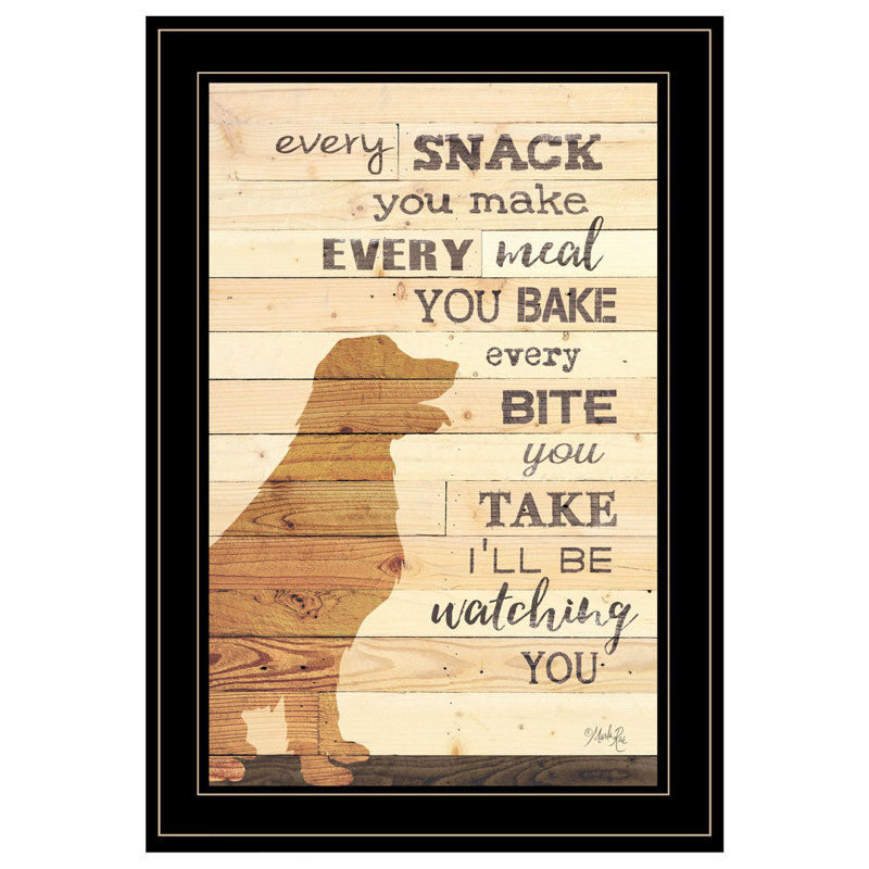 «Every Snack You Make» par Marla Rae, reproduction encadrée prête à être accrochée, H 21 po x l 1 po x P 15 po