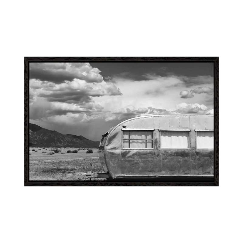 New Mexico Airstream III by Bethany Young - Print on Canvas, 45.72cm H x 66.04cm W x 3.81cm D, Black Framed