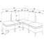 Canapé modulaire rembourré avec pieds en métal-972851905