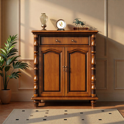Italian style retro storage shoe cabinet