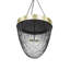 Brass & Leather Fringe Chandelier