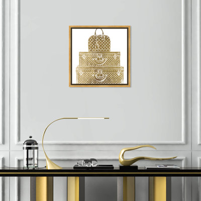 Pièce royale découpée et découpée en or - Peinture