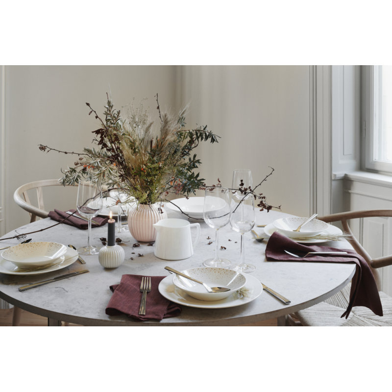 Hammershøi 2.2" Porcelain Tabletop Candlestick Holder, 2.2" 