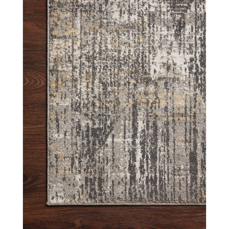 Houten Abstract Indoor Rug, Rectangle 9'3" x 13'