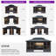 12' W x 16'' D Double Roof Galvanized Aluminum Outdoor Screen PURPLE LEAF