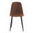 Set of 4 Modern Upholstered Dining Chairs with Metal Legs-1453891512-1447906057-1447906100