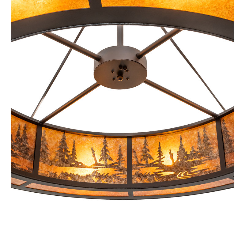 Luminaire suspendu 62 po de hauteur