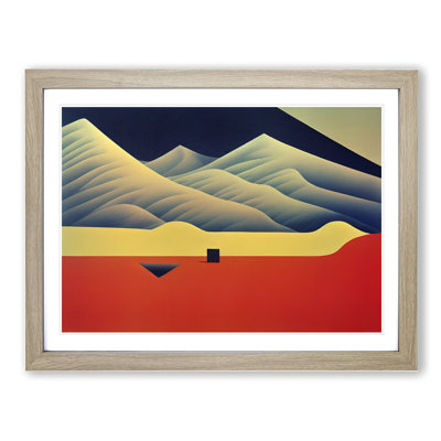 An Abstract Desert - Framed Print
