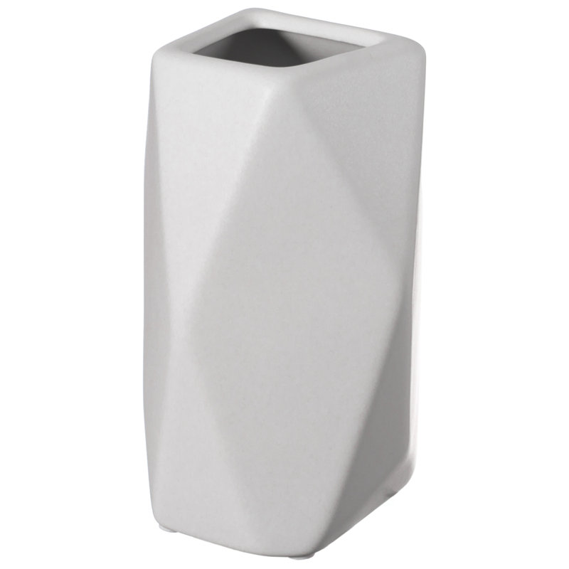 Jakeob Ceramic Table Vase, White