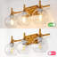 Bathroom Vanity Light 3-Light Vanity Lights For Bathroom 10%-100% Dim(Night/Makeup Mode) Warm To Cool Light Switch Fog-Proof And Crystal Shade 20'' Wall Sconce-817248388