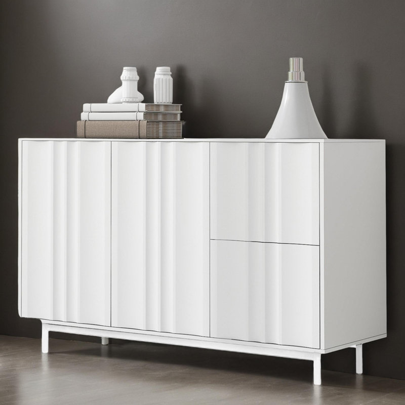 Buffet 47 po, Blanc