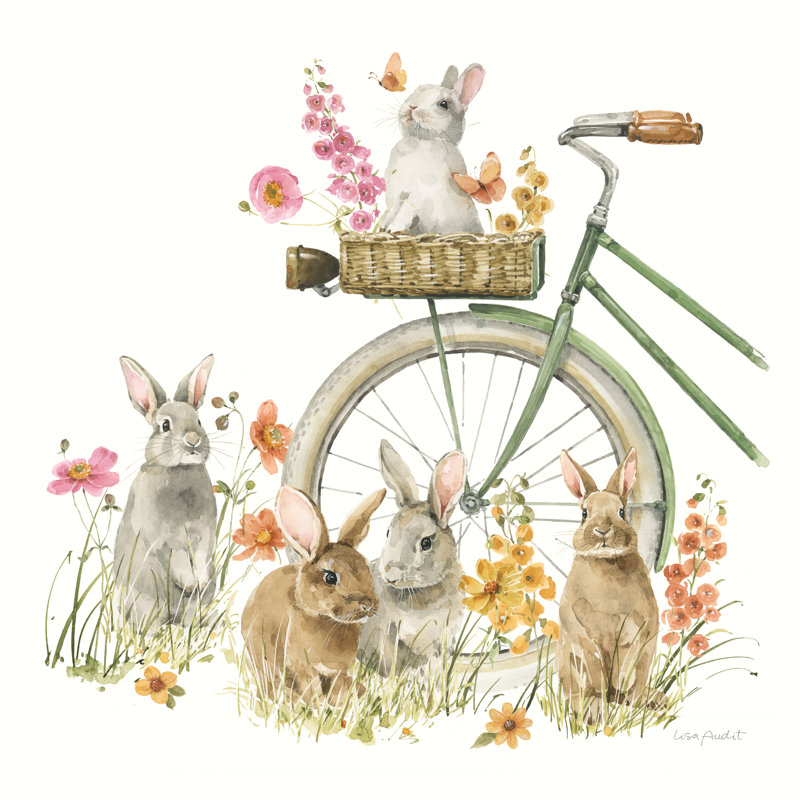 «Anadi Hop On Spring XVII On Canvas» par Lisa Audit, reproduction, H 12 po x l 12 po
