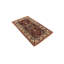 Tapis tribal rouge à motif floral 2 pi 11 po x 5 pi 2 po Indo
