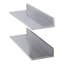 2 Piece L-Shaped Metal Floating Shelf-2089975000