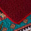 Boho Quilt Set Queen Size - Lightweight Bohemian Bedspread for Bedroom Decor (Burgundy)-1163537680