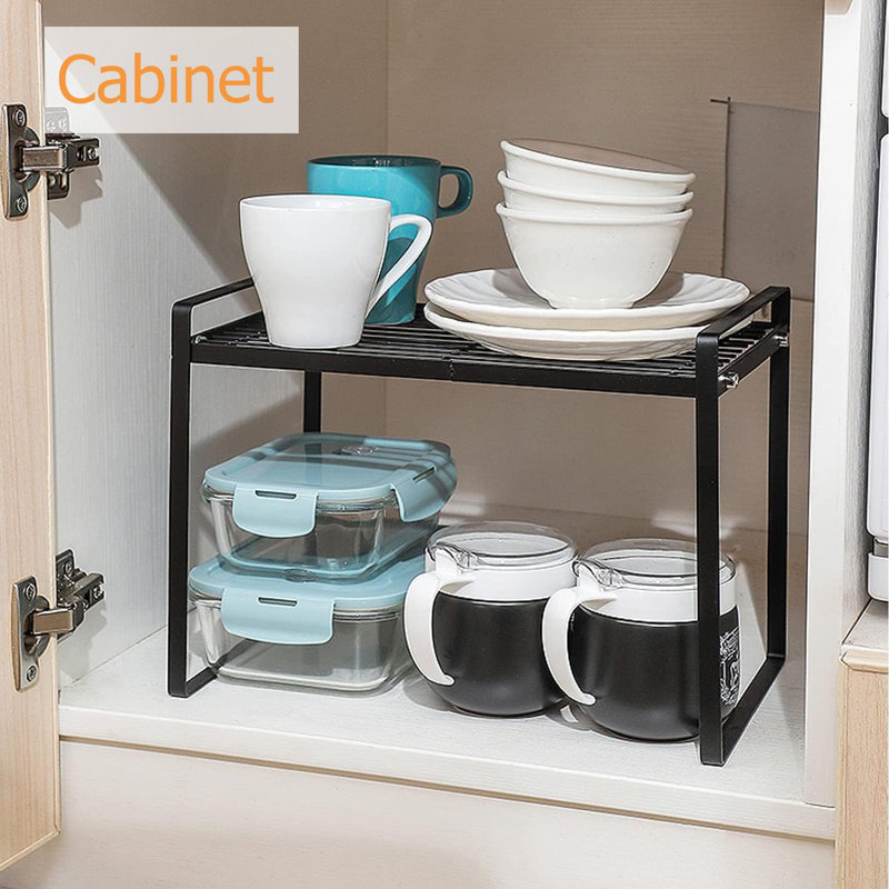 Under Sink Organiser, Matte Black