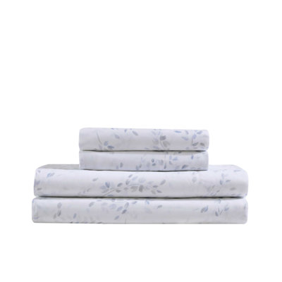 Calvin Klein Printed Sateen Cotton Sheet Set