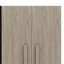 Jerral 6-Doors Wooden Wardrobe Storage For Bedroom,With 2 Drawers Inside
