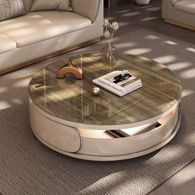 Luxe Round Eco-Friendly Coffee Table