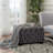 Marucs Modern Glam Velvet Ottoman with Button Tufting-1352216821