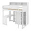Lit mezzanine simple avec tablettes et garde-robe-1791429200