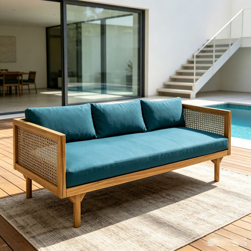 Patio Sofa, teal