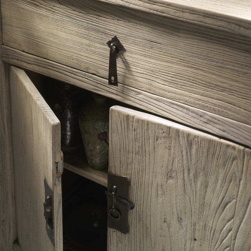 Jixi 75cm W Solid Wood Bedside Table