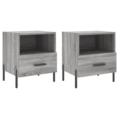 Abtal 40cm W Iron Bedside Table