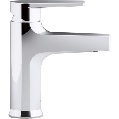 Taut Single-Hole Commercial Faucet with Grid Drain