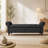 Bed Bench Dark Grey Fabric