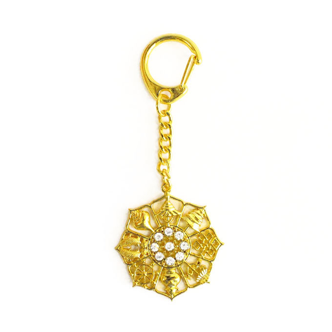 8 porte-clés amulette d’objet Auspicious
