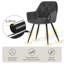 Runkle Upholstered Velvet Dining Chair with Arm-690533900