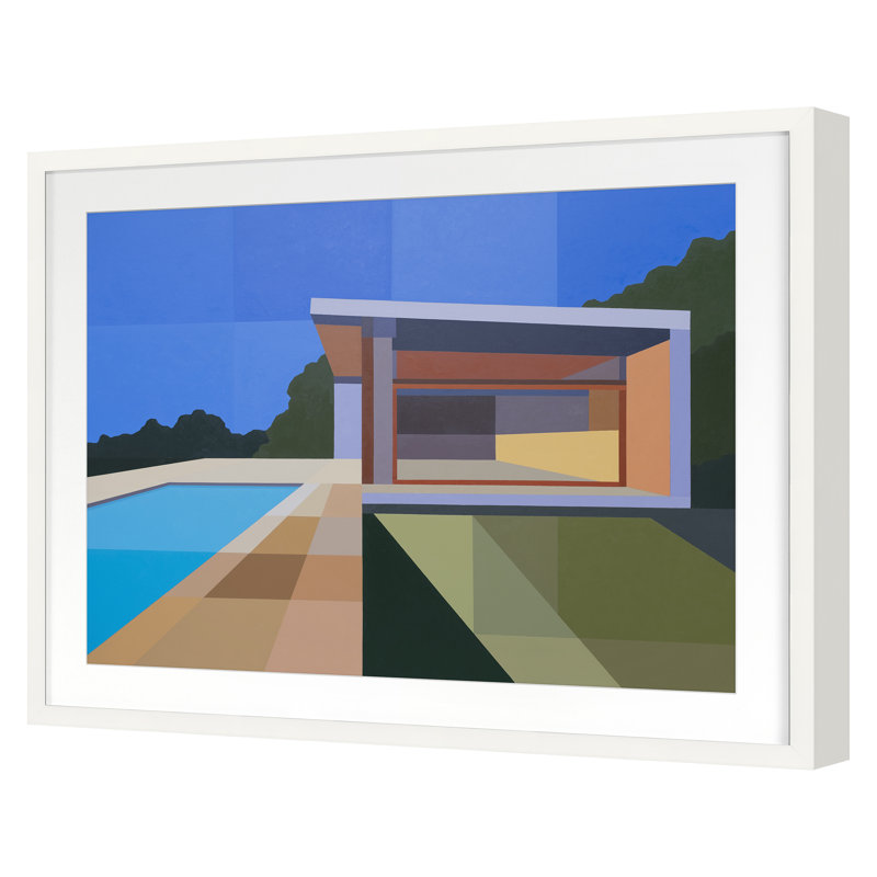 «Pool House» par Burgess, Andy, H 36 po x l 46 po, Blanc