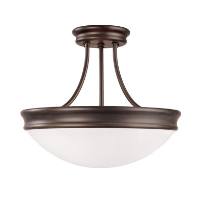Plafonnier semi-encastré 3 lumières