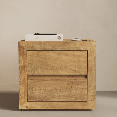 Lugano Nightstand – Natural Reclaimed Teak