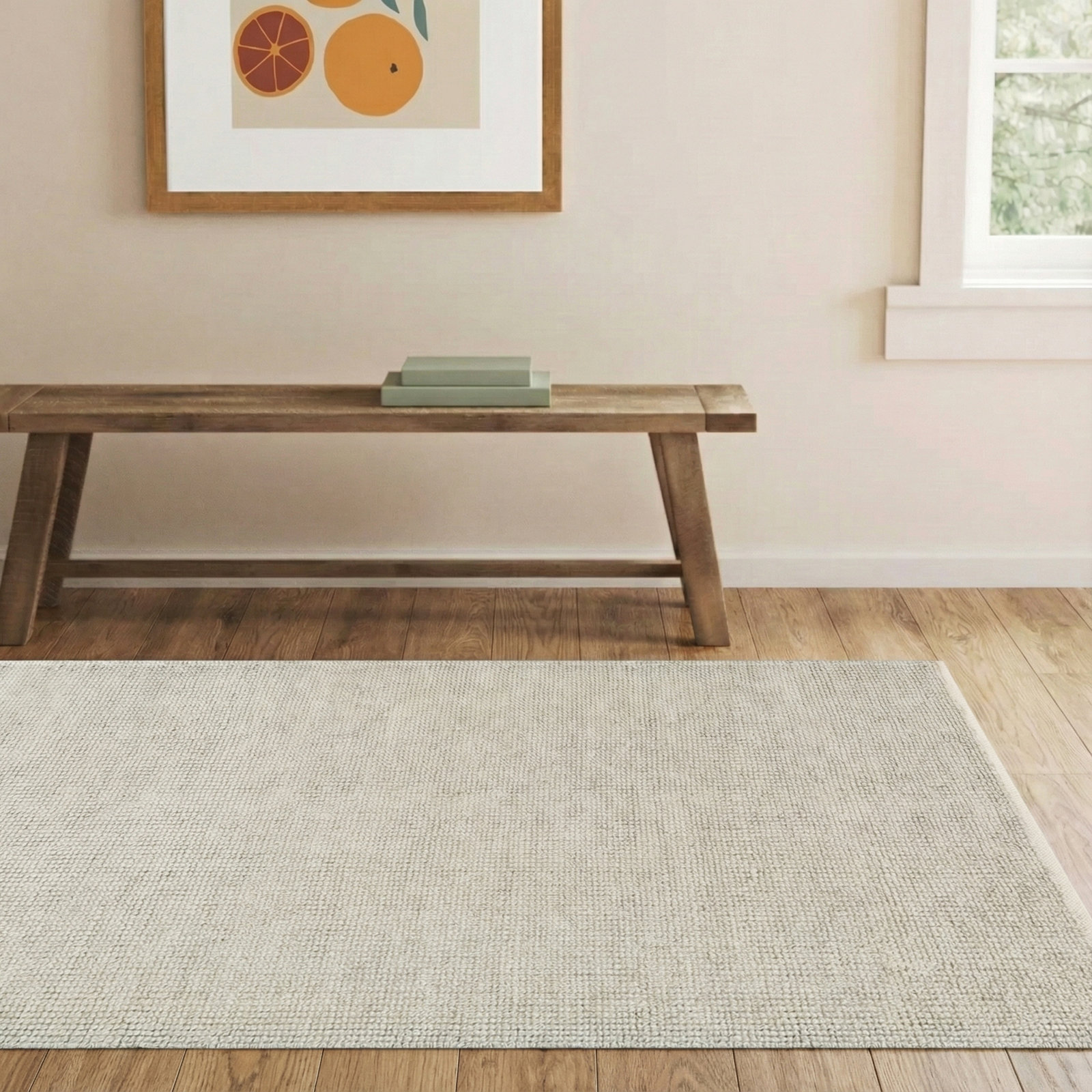 Vedaline Hand-Woven Rug, Rectangle 5' x 7'6"