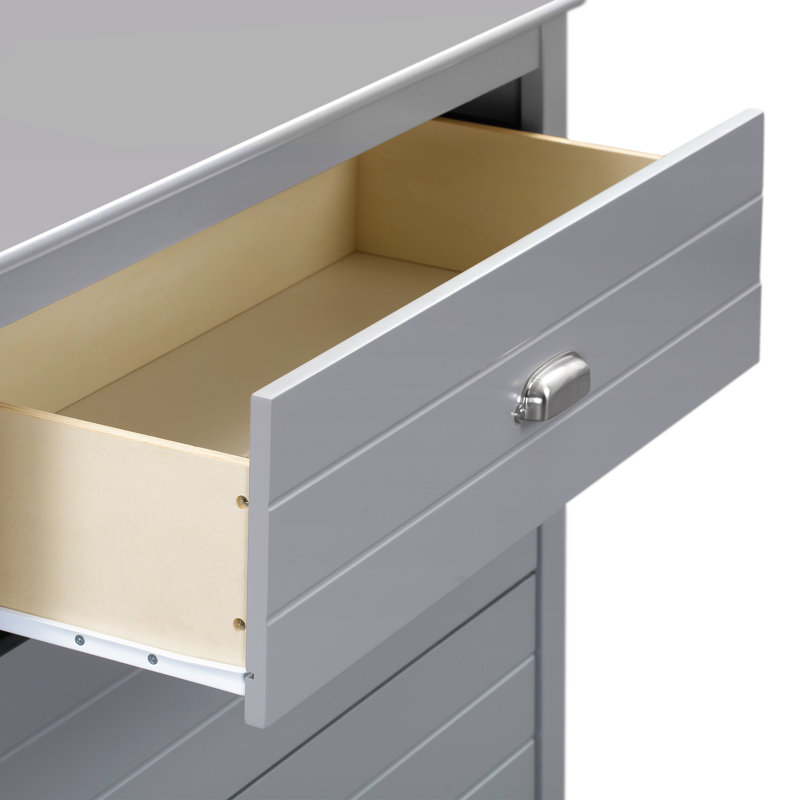 Nolan 3 Drawer Dresser, Gray